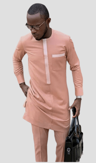 New Skin Colored Men's Kaftan