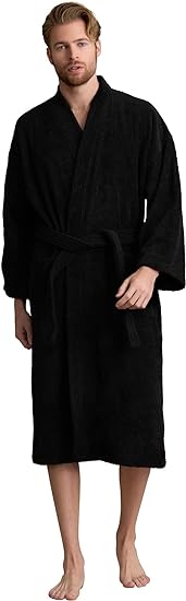 Stylish Black Men's Kimono